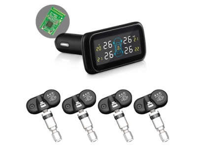 Development of a single-chip computer for tire pressure monitoring